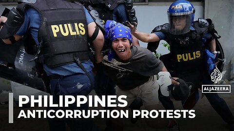 More than 200 arrested after anticorruption protests in Philippines