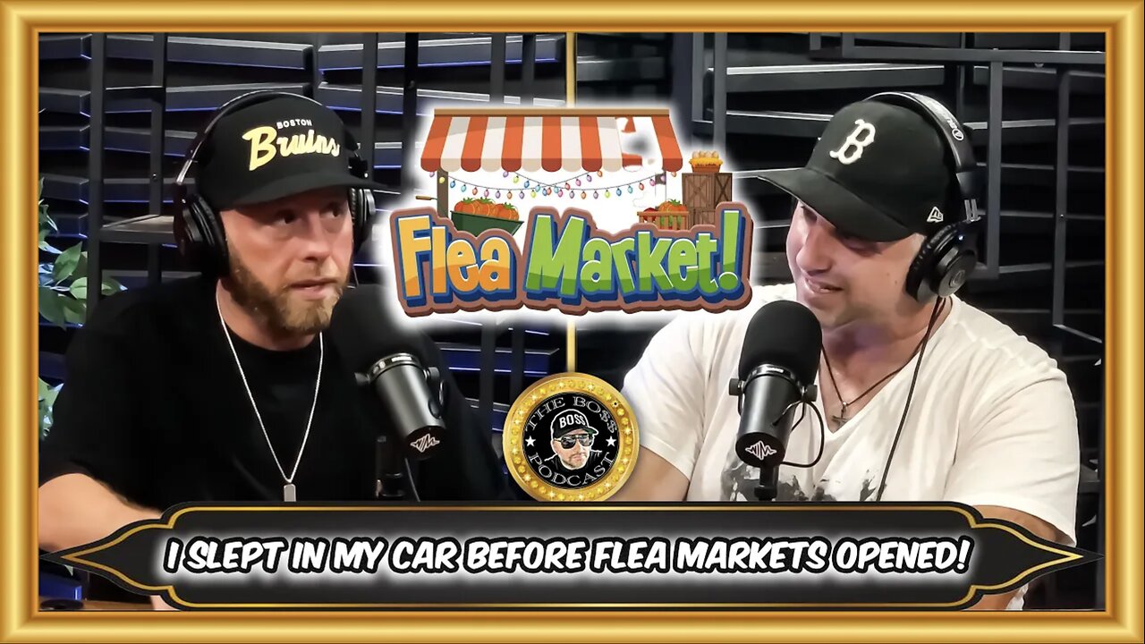 Richard Fraioli Slept In His Car After Djing And BEFORE The Flea Markets Opened! #thebosspodcast