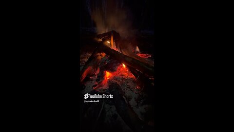 Camping ASMR #Subscribe #Bushcraft #Camping #Alaska #Outdoors #Survival #Campfire #iPhone #fyp