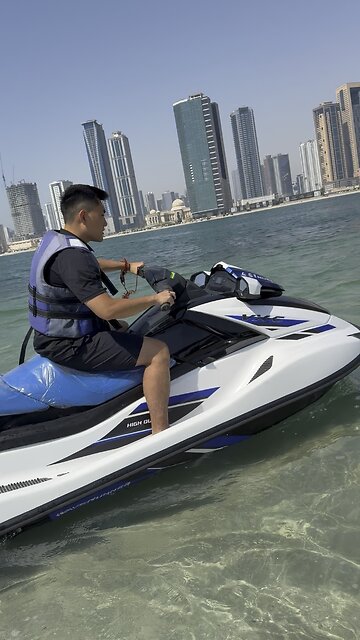 Al Mamzar Beach Jet Ski 🚤 #jetski