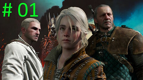 Let's Play Witcher 3 Blind # 01 Training With Ciri