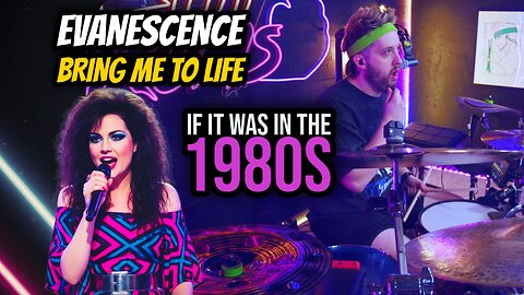 Evanescence - Bring Me To Life if it was the 1980s