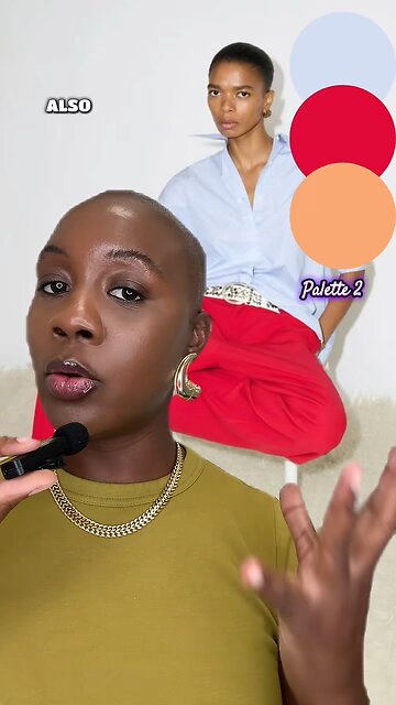 Palette 2 for this blue & red color combo by Mikara Reid || MIIEN Consultancy