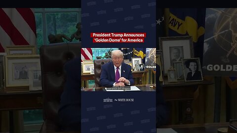 BREAKING: President Trump announces the 'Golden Dome'