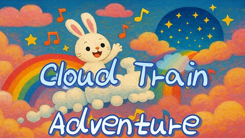Cloud Train Adventure | Whimsical AI-Animated Song for Children