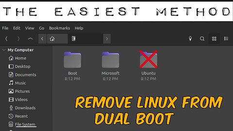 How to Remove Linux from Dual Boot Safely with Live USB