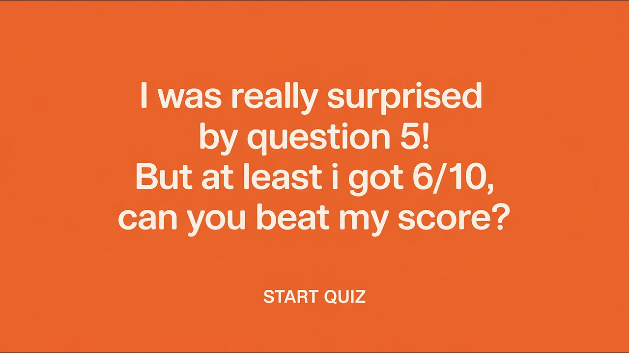 General Knowledge Quiz