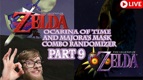 🔴 PART9! Zelda Ocarina of Time/Majora's Mask Combo Randomizer Livestream! Actual N64 Hardware!