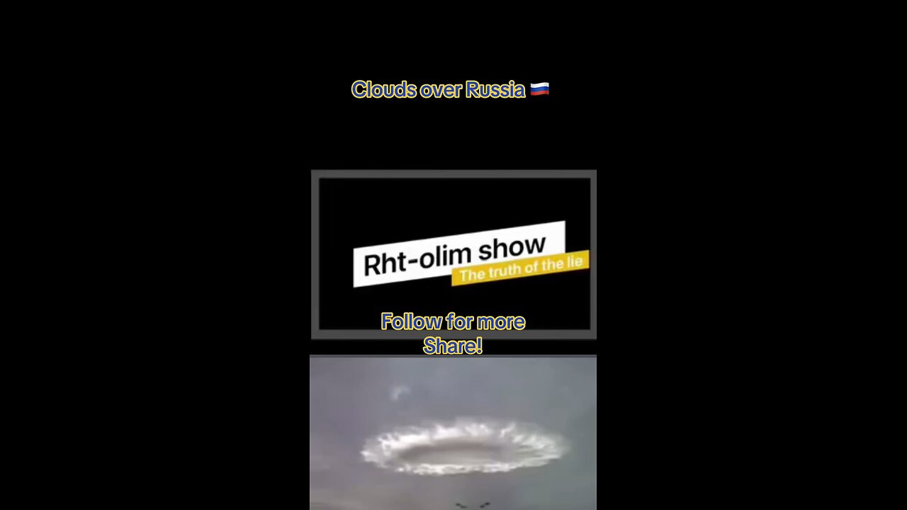 Clouds over Russia!