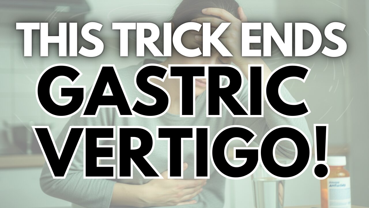 Calm Gastric Vertigo in SECONDS! 😵‍💫🔥 Doctors Won’t Tell You THIS
