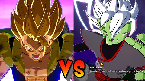 Gogeta(DBS) VS Fused Zamasu - Dragon Ball Sparking Zero