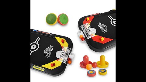 2-in-1 Portable Casual Decompression Board Game, Including Traditional Hockey & Fast Action Soccer