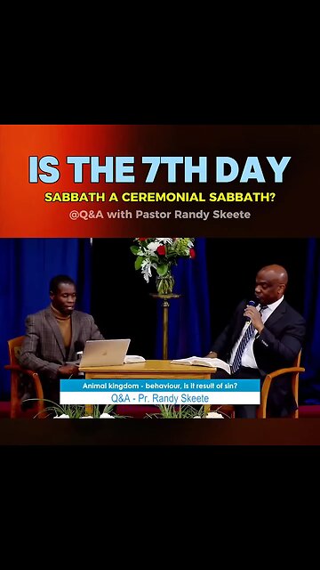 Seventh day sabbath is not a ceremonial sabbath ‼️
