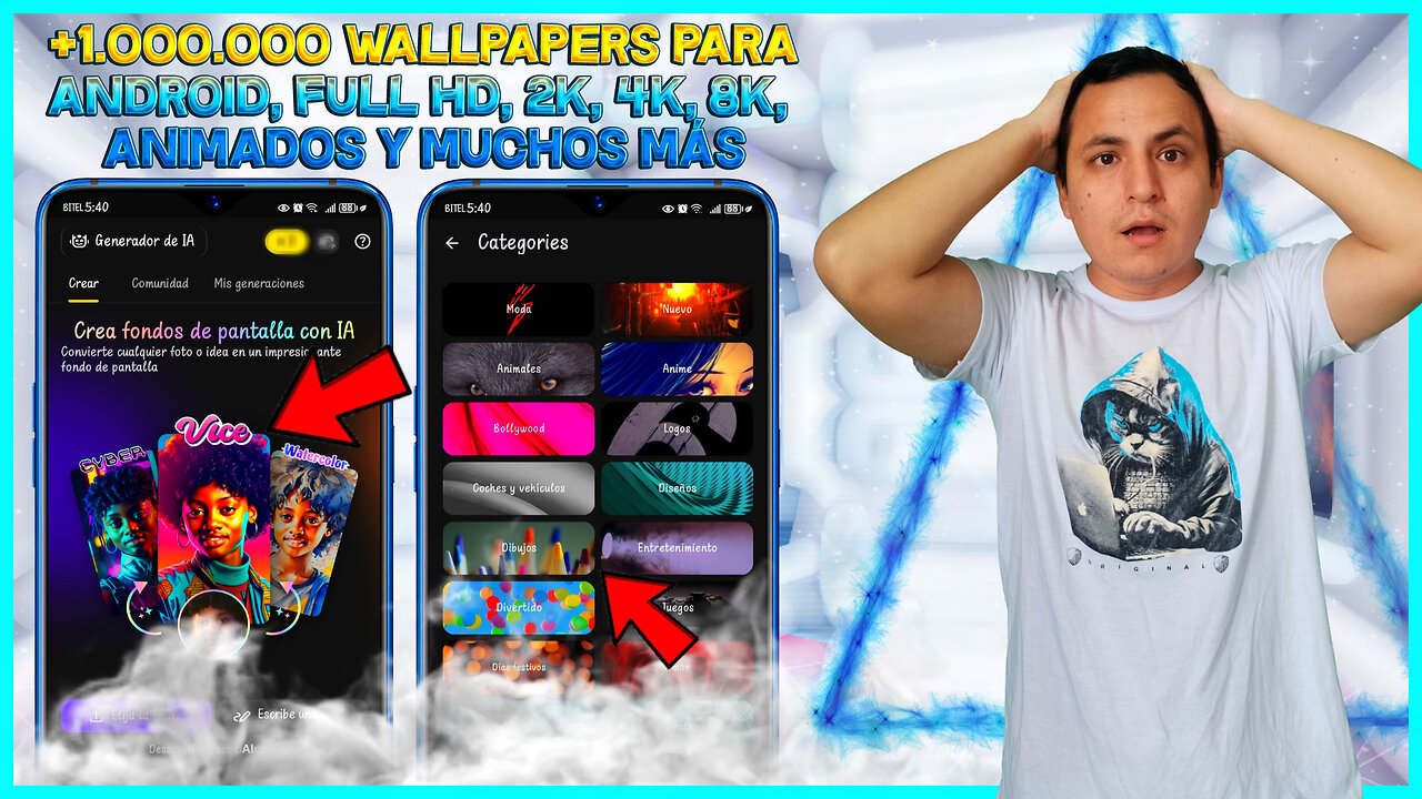 COMO TENER los MEJORES FONDOS DE PANTALLA para ANDROID en 2025 📲 ¡Dale VIDA a tu Celular YA!