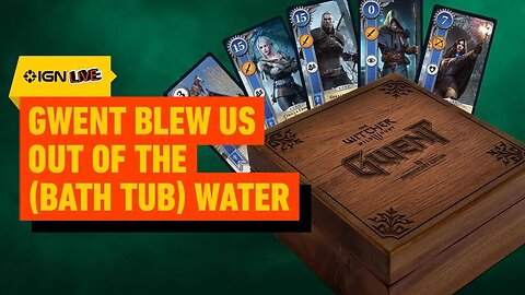 After 10 Years, You Can Finally Play the Gwent Card Game (Deluxe Edition) In Real Life _ IGN Live