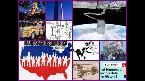 THIS DATE IN HISTORY - Tumbledown Dick, Atomic Artillery, Man on Moon and MORE! 05/25/2025