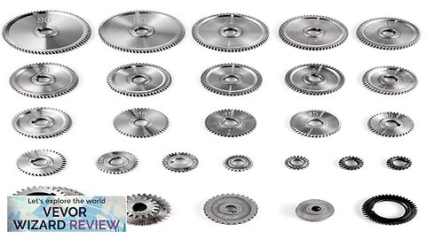 VEVOR 27PCS Metal Lathe Gears Precise Mini Lathe Replacement Gears including Box Review