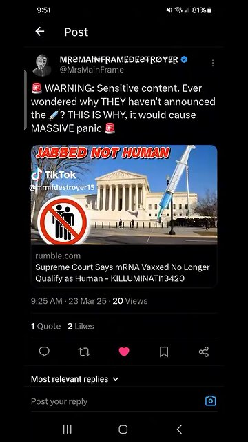 No Longer Classified As Human? Haven’t They Done Enough! But This?