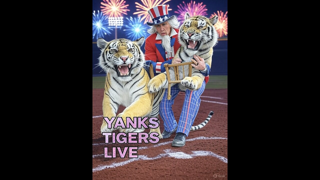 TIGERS ARE LOOSE IN THE BRONX, YANKS TIGERS LIVE