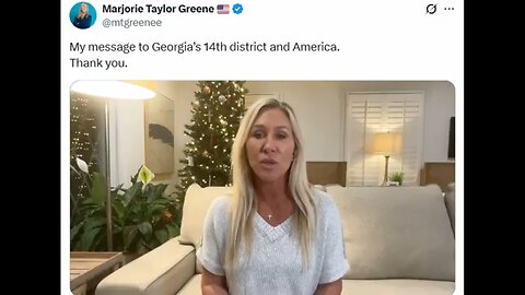 MTG Resigns From Conress Live On X November 21st 2025!