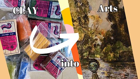 Polymer Clay Bookmarks-Eaux et feuillages