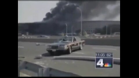 Lloyde England & the staged light poles at the Pentagon on 9/11/01