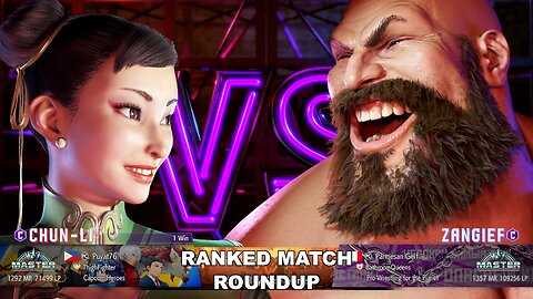 Kuya Kalbo SF6 Ranked Match Roundup. Chun Li Master Rank [Hori Fight Stick]