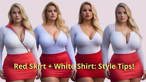 How to Style a Red Skirt with a White Long-Sleeve Shirt – Elegant Looks for Every Occasion!