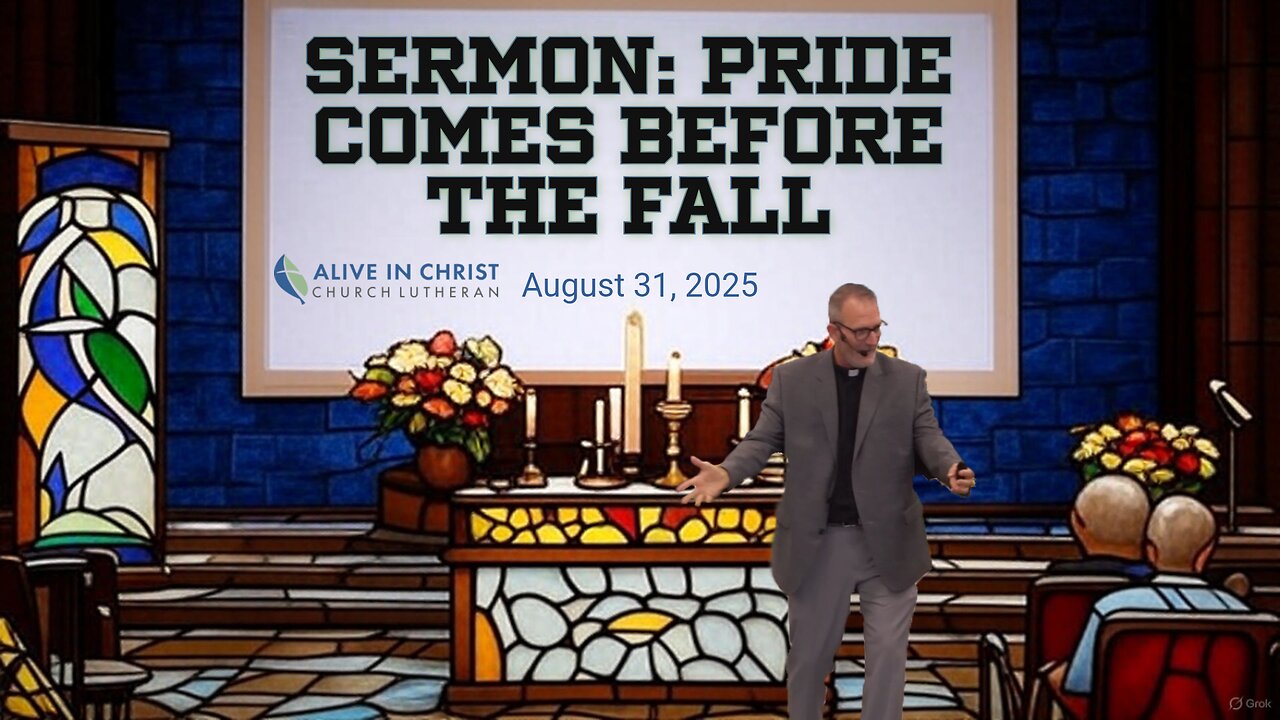 Sermon: Pride Comes Before the Fall