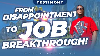 I Thought God Had Abandoned Me But... | JOB BREAKTHROUGH TESTIMONY!