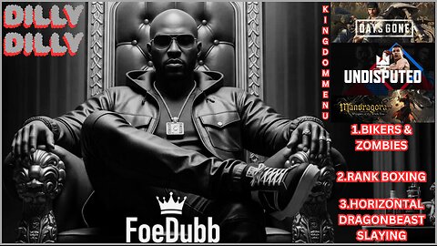 🏰KINGDOM MENU:🌳SEHSYS 🎮MANDRAGORA GRIND🎤RAP BATTLES & WORK MEETINGS🥊RANK BOXING & 🧟DAYS GONE 1ST PLAY ON DECK DILLY DILLY!!!