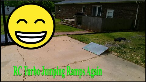 RC Turbo Jumping Ramp In The Drive Way Today Part 1
