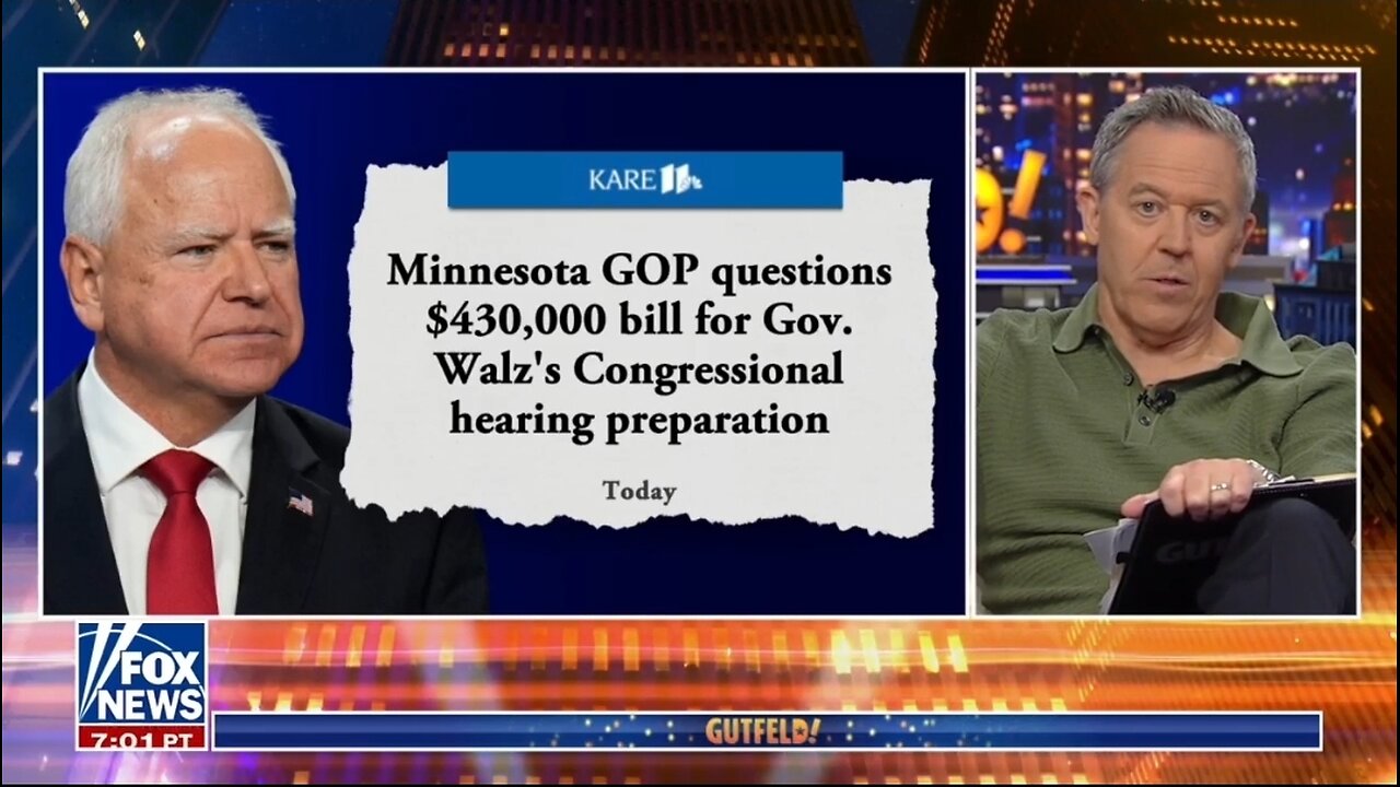 Gutfeld Roasts Biden, Harris, Walz