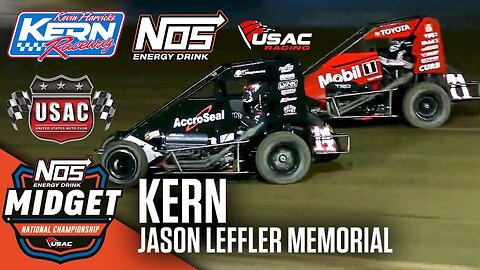 USAC NOS Energy Drink National Midgets Jason Leffler Memorial At Kern Raceway (11/25/2025)
