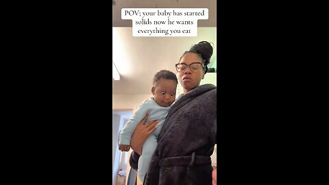 A baby who loves to eat#funnyvideos #happiness #baby #funny #kid #funnytiktok #foryou