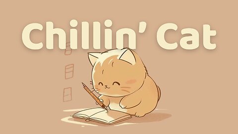 Chillin' cat 👑 lofi chill 【Cute lofi music mix】 🍪 study aesthetic chill relax ♪