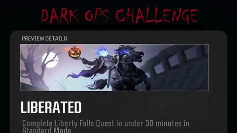 Call of Duty: Zombies- Liberated (Dark Ops Challenge)