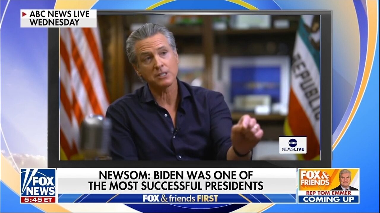 LOL Gov Newsom Says Biden Was The Most Successful President Of The Last Century