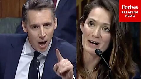Josh Hawley Mercilessly Grills Professor Over Injunctions