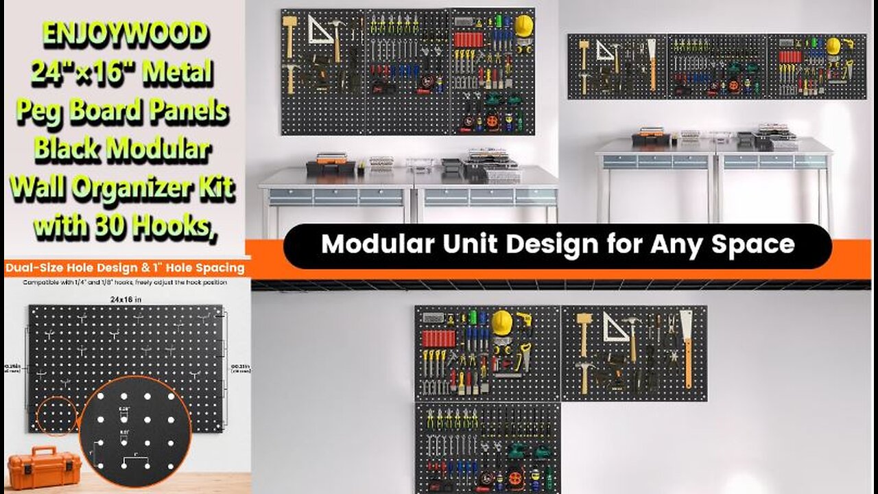 ENJOYWOOD Metal Peg Boards Review