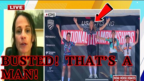USA Cycling HIDES TRANS cyclist IDENTITY from women as he DOMINANTS! Women FURIOUS! PROTEST PODIUM!