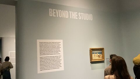 Gallery 2: Beyond the Studio (Sargent & Paris, The Met)