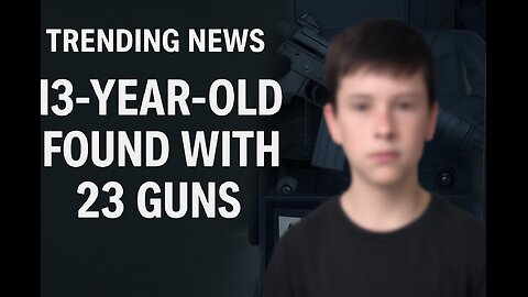 Trending News: 13-Year-Old Found with 23 Guns