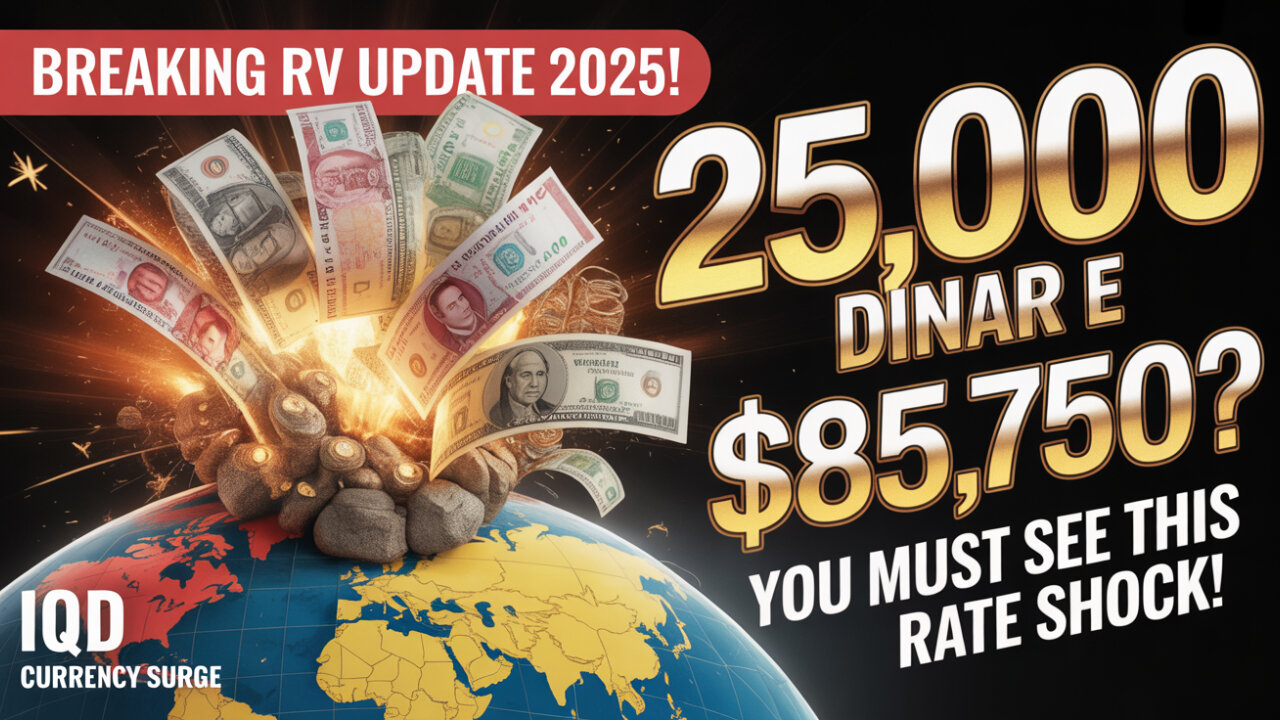 ⚡ 25,000 Dinar Worth $85,750! Breaking RV Update You MUST See! 💰 2025 💥 Today Iraqi Dinar News!