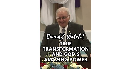 Saved? Watch! True Transformation and God's Amazing Power | With Charles Lawson | #shorts