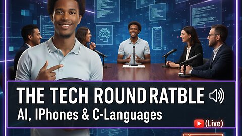 The Tech Roundtable: AI, iPhones & C-Languages (Live)