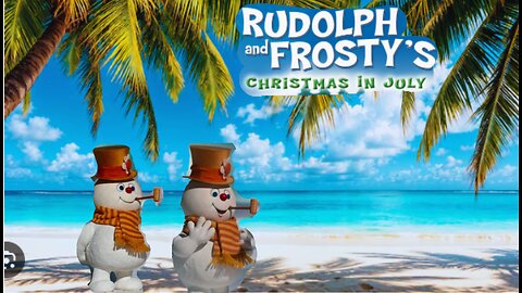 never seen before original Rudolph and frostys Christmas in July VHS tape recording
