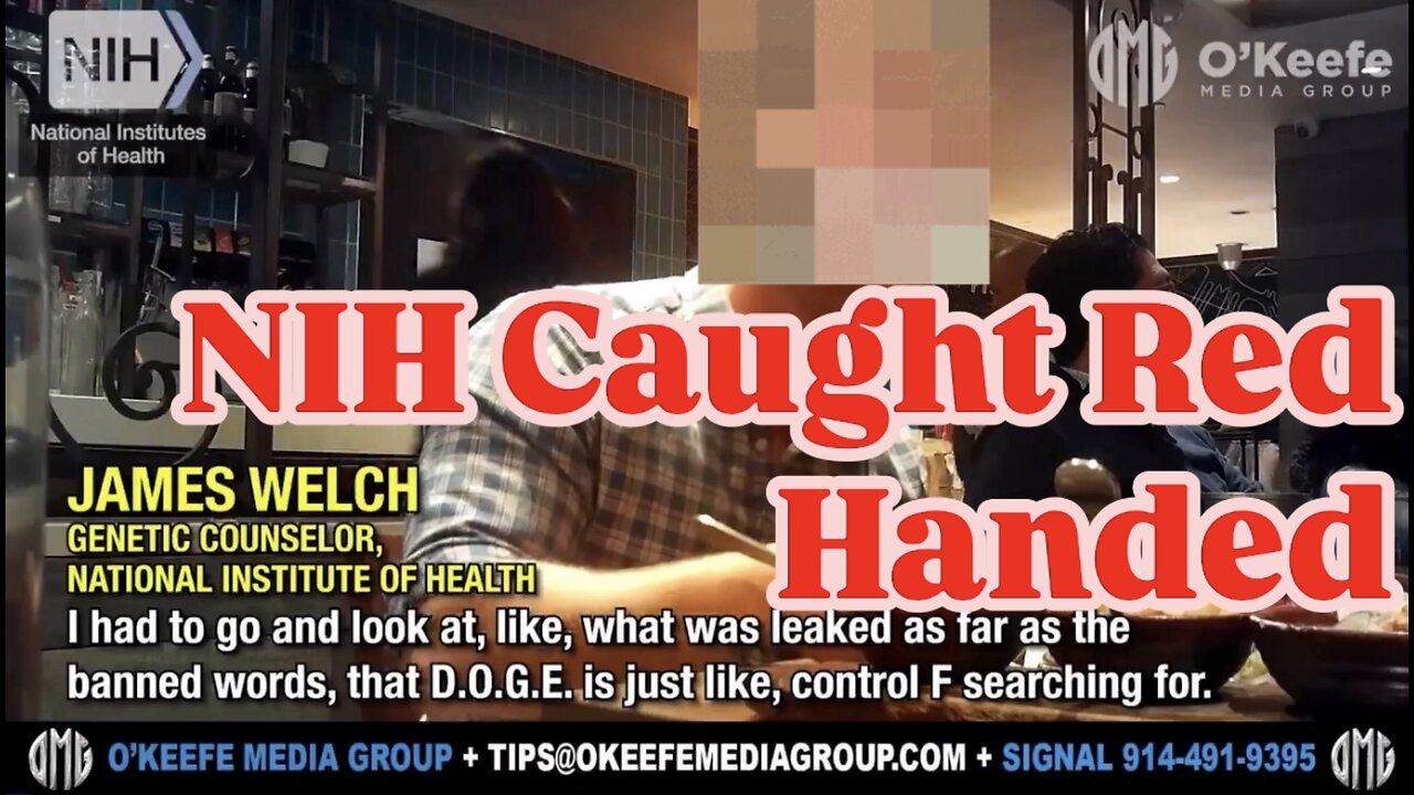 NIH Caught Red Handed : James O'Keefe at it again