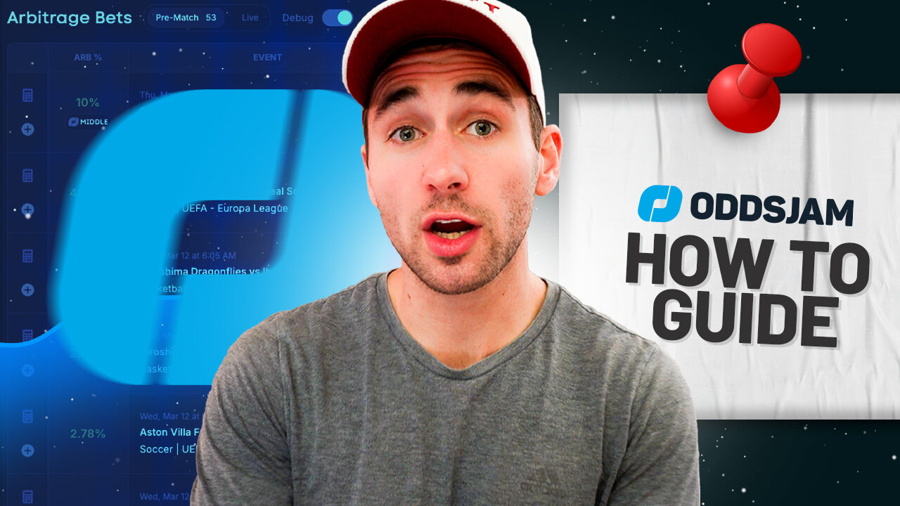 How to Use OddsJam: Complete Sports Betting Tutorial for Beginners (Arbitrage, Positive EV, Middle)