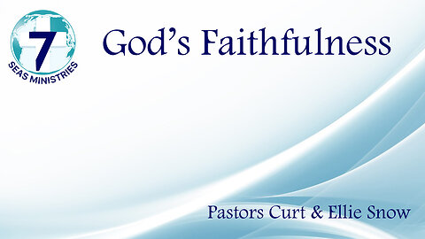 God's Faithfulness